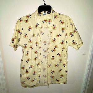 Mickey Mouse button up